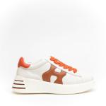 Sneakers Hogan Rebel In Pelle Color Avorio