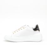 Sneakers Philippe Model Temple In Pelle Bianco