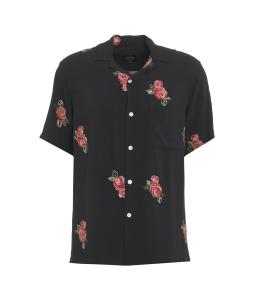 Shirt with floral embroidery 