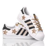 Adidas Superstar White, Gold