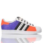 Adidas White, Fluorescent, Violet