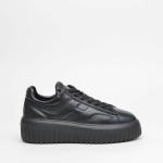 Sneakers Hogan H-stripes In Pelle Nero