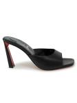 CHRISTIAN LOUBOUTIN 1240795 B439 BLACK LEATHER CONDORA MULE 85 SANDALS