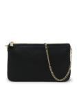 CHRISTIAN LOUBOUTIN 1225230 H358 BLACK LEATHER LOUBILA POUCH