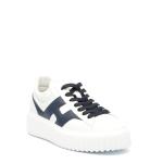 Sneakers Hogan H-stripes In Pelle Bianco