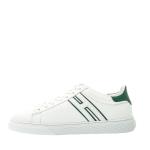 Sneakers Cassetta Pelle Bianco Dettagli Verde