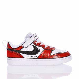 Nike Court Vision White, Black, Red