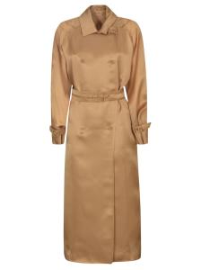 Max Mara Coats Leather Brown