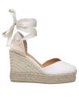 Castaner light espadrilles in lurex effect linen