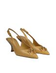 Tory burch eleanor pump in sand buff color leather