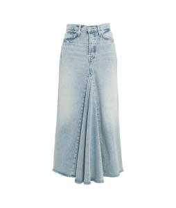 Denim skirt "Pricila" with pleats 