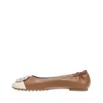 Claire Cap Toe Ballet Almond