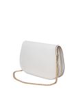 Tory burch reva clutch in ivory leather