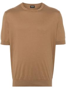 Zegna T-shirts And Polos Beige