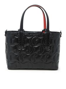 CHRISTIAN LOUBOUTIN 1245014 CM53 BLACK NAPPA MINI CABATA BAG