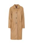 NINETTE 1530 CAMEL LEATHER LONG JACKET