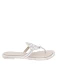 Tory burch miller sandal in leather with applied pave'