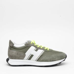 Sneakers Hogan H601 In Camoscio Verde