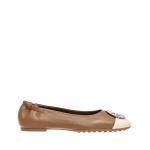 Claire Cap Toe Ballet Almond