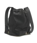 Bucket bag in leather