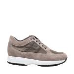 Sneakers Hogan Interactive In Pelle Scamosciata Grigio