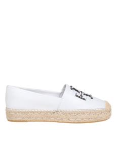 Tory burch ines platform leather espadrille