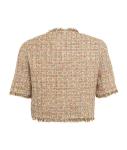 Cropped bouclé jacket 