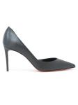 CHRISTIAN LOUBOUTIN 1240438 B439 BLACK LEATHER IRIZA 85 PUMPS