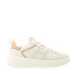 Rebel In Pelle Bianca Impunture Beige