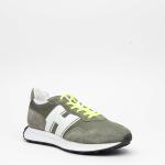 Sneakers Hogan H601 In Camoscio Verde