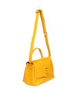 Zanellato postina s cayman in yellow coconut print leather