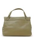 ZANELLATO 068010-0500000-Z0420 MILITARY GREEN  POSTINA DAILY GIORNO S LEATHER HANDBAG