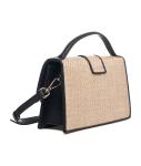 Raffia shoulder bag "Teddy"