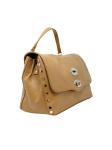 ZANELLATO 068010-0050000-Z0260 POSTINA DAILY GIORNO S CAPPUCCINO LEATHER HANDBAG