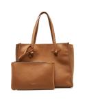 Leather shopper