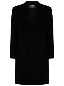 Balmain Coats Black