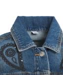 Denim jacket with embroidery 