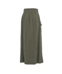 Wrap skirt in linen