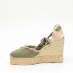 Espadrillas Castaner Clarina In Tessuto Verde