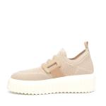 Sneakers Hogan Slip On In Cotone Stretch Beige