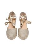 Castaner espadrillas carina color gold lurex