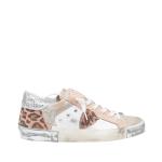 Sneakers Philippe Model Prsx In Pelle Oro E Bianco