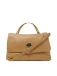 ZANELLATO 068010-0050000-Z0260 POSTINA DAILY GIORNO M CAPPUCCINO LEATHER HANDBAG