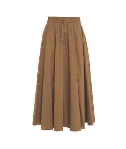 Midi skirt with pleats 