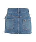 Denim mini skirt