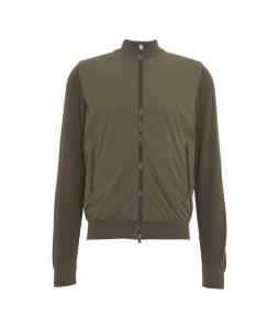 Bomber in contrasting material