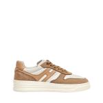 Sneakers Basket In Camoscio Beige