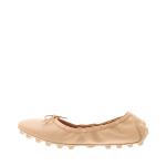 Ballerina Bubble In Pelle Beige