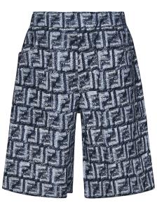 Fendi Kids Shorts Blue