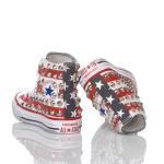 Converse Chuck Taylor Hi White, Red